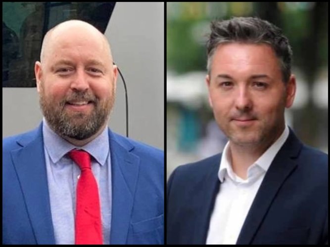 Alex Wellman and Karl Holbrook have been appointed editors of the Mirror US and Express US, respectively. (Photos by Reach)
